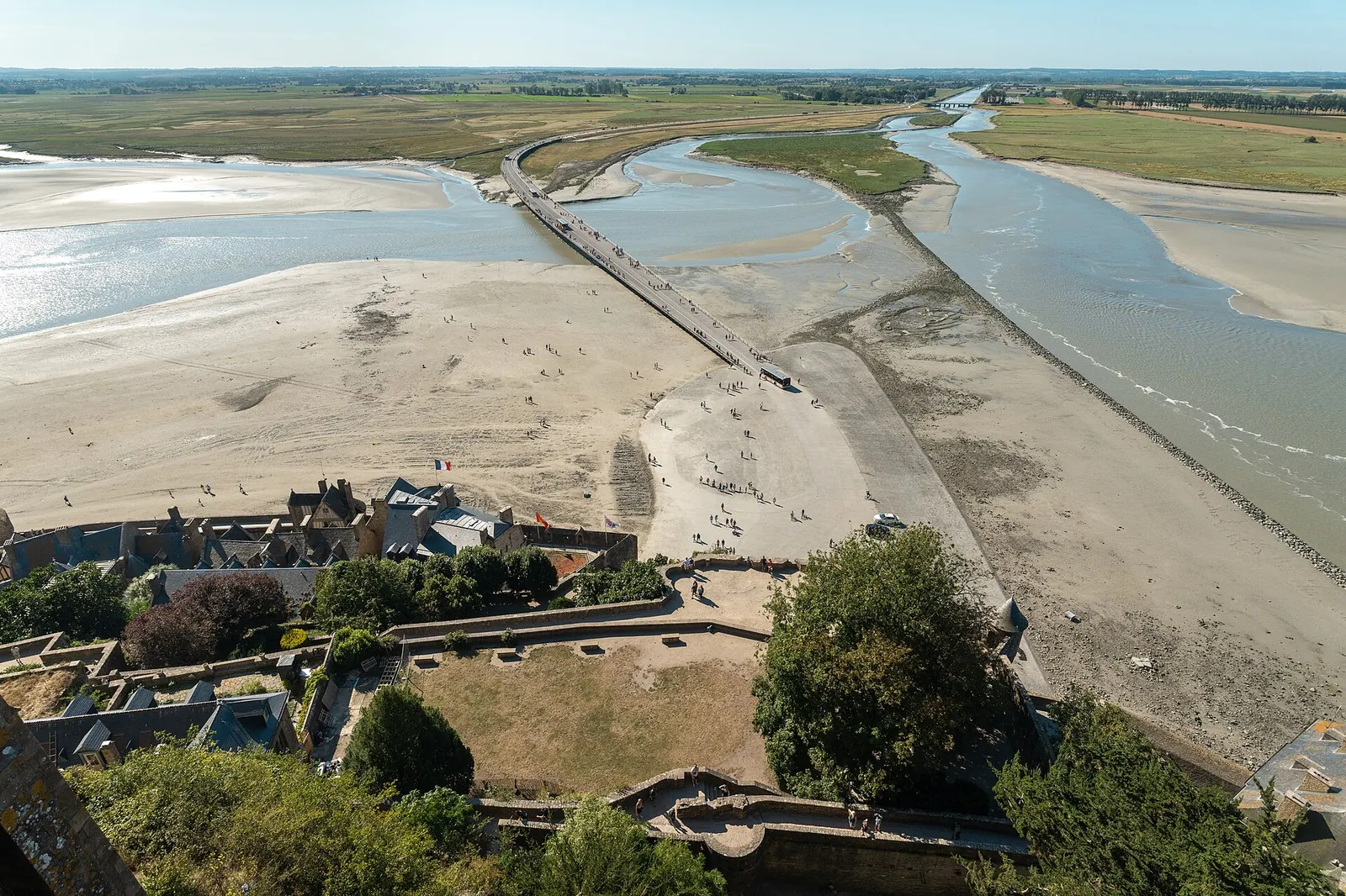 Passerella di accesso al Mont-Saint-Michel